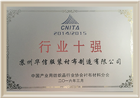行業(yè)十強
